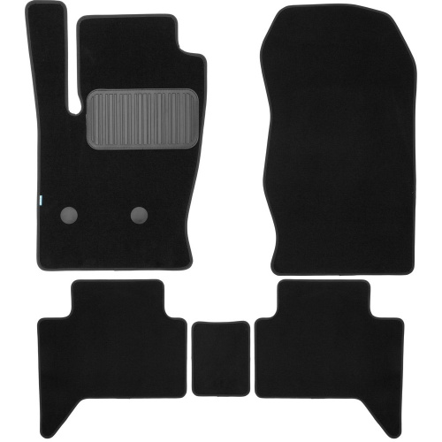 Коврики в салон Tank 300 2023-, текстильные Klever premium, Черный, Арт. KLEVER0512200122110KH
