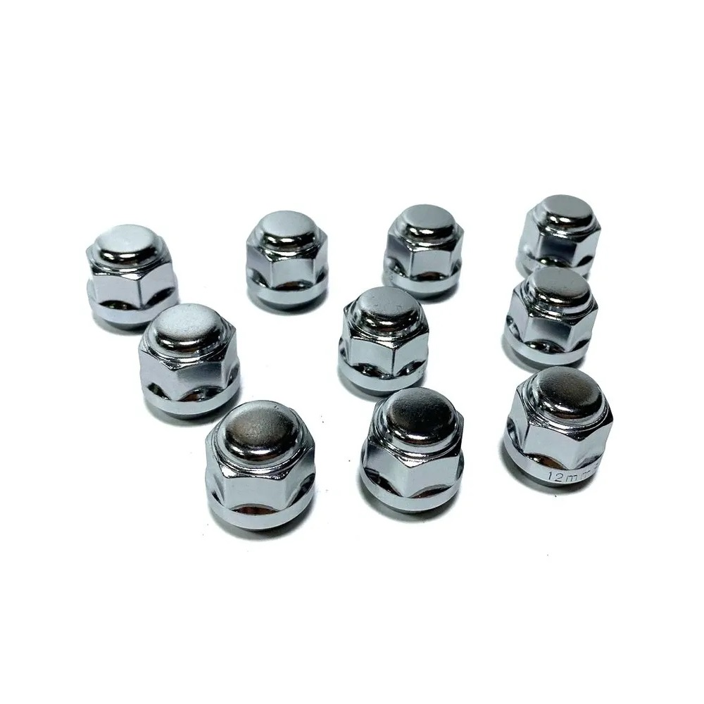 Гайка колеса M12x1.25 Конус h-22мм закрытая, Хром, Ключ 19, Арт. 402244HT
