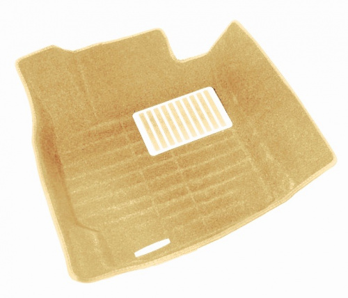 Коврики в салон Toyota Land Cruiser Prado (J150) 2009-2013 5 дв., 3D ткань Pradar XL, Бежевый, Арт. SI 19-00255