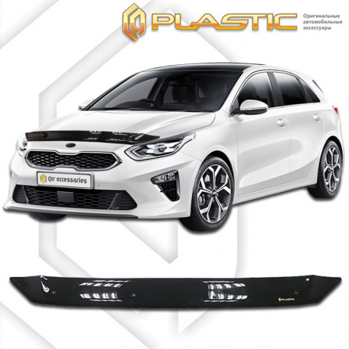 Дефлектор капота Ca-Plastic для Kia Ceed, арт.2010010113827