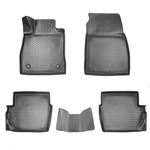 Коврики в салон Ford Fiesta (MK7) 2016- 5 дв., полиуретан 3D Norplast, Черный, Арт. NPA11C222151