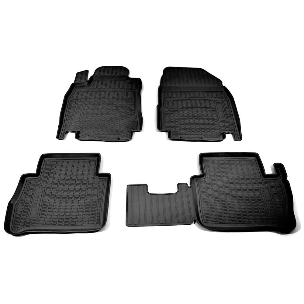 Коврики в салон Nissan Tiida 2004-2012 Седан, полиуретан Norplast, Черный, Арт. NPL-Po-61-75