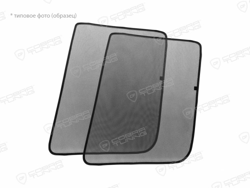 Каркасные шторки Hyundai HD78 2006-, на передние двери, 2 шт, Арт. CTH1004(F)