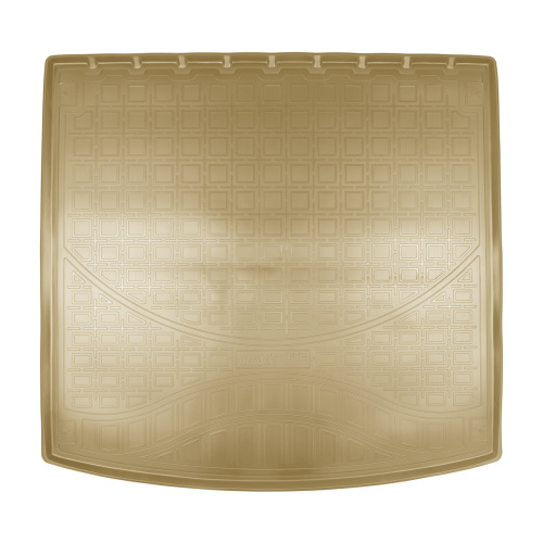 Коврик в багажник Volkswagen Touareg  2018-2023, полиуретан Norplast, Бежевый, Арт. NPA00-T95-700-B