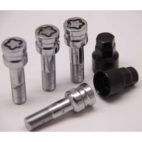 Секретные болты M14x1.25 Сфера L-45мм Хром, Ключ 17-19, Арт. 687177F2CR