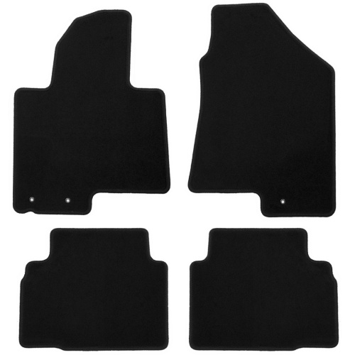 Коврики в салон Hyundai ix35 2009-2013, текстильные Klever эконом, Черный, Арт. NLD.KVR01203601200k