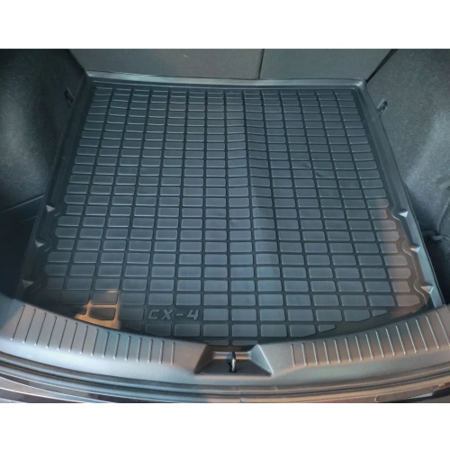 Коврик в багажник Mazda CX-4 2019- FL, полиуретан Seintex, Черный, Арт. 98984