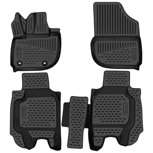 Коврики в салон Honda Vezel  2021-, полиуретан 3D Element, Черный, Арт. ELEMENT3DA68662210K