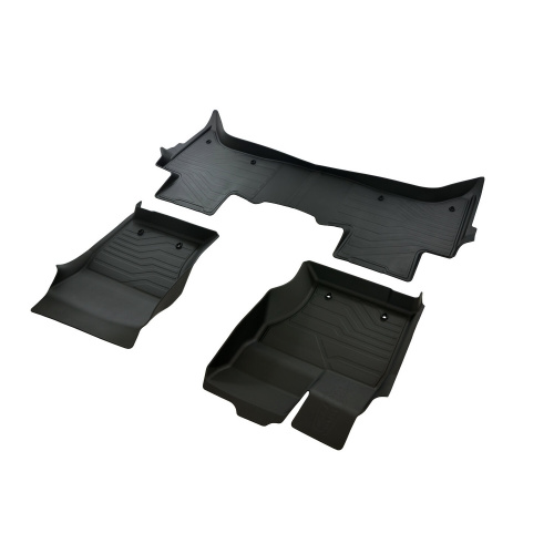 Коврики в салон Range Rover (L405) 2012-2017, резина 3D SRTK LUX, Черный, Арт. 3D.RR.12G.08X08