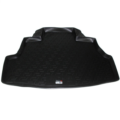 Коврик в багажник Nissan Almera (N16) 2000-2002 Седан, пластик, L.Locker, Черный, Арт. 0105010100