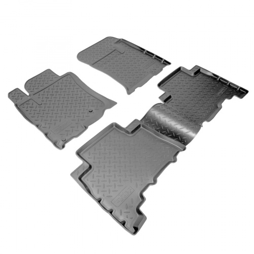 Коврики в салон Toyota Land Cruiser Prado (J150) 2009-2013 5 дв., полиуретан Norplast, Черный, Арт. NPLPO4735