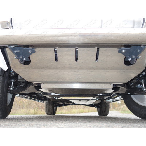 Защита картера двигателя Mitsubishi Pajero IV 2014-2022 FL2 5 дв. аллюминий Арт. ZKTCC00051