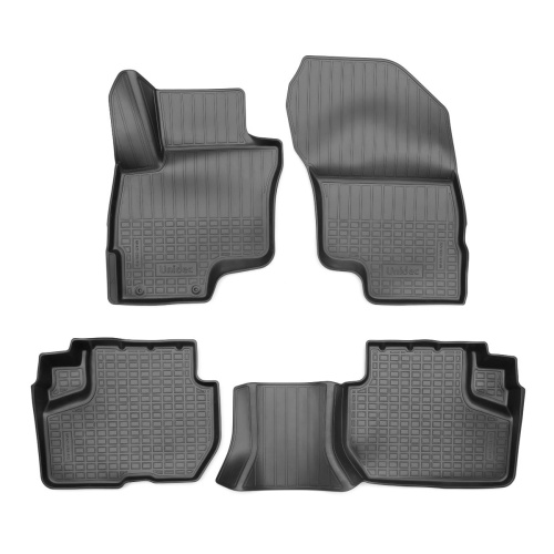 Коврики в салон Mitsubishi Outlander  2021-, полиуретан 3D Norplast, Черный, PHEV гибрид Арт. NPA11-C59-512-2