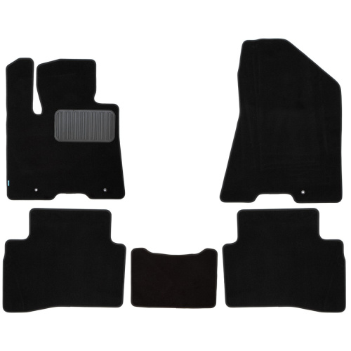 Коврики в салон Hyundai Tucson (TL) 2015-2019, текстильные Klever premium, Черный, Арт. KLEVER05205822110KH