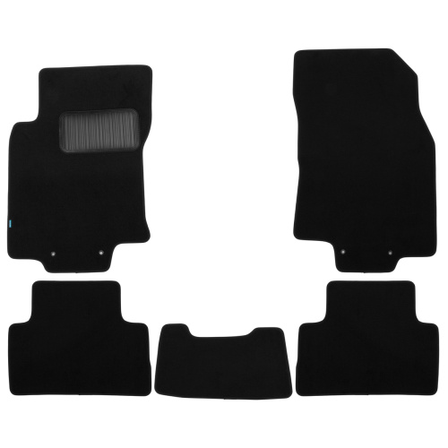 Коврики в салон Nissan Qashqai (J11) 2013-2019, текстильные Klever premium, Черный, сборка РФ Арт. KLEVER03365622110KH
