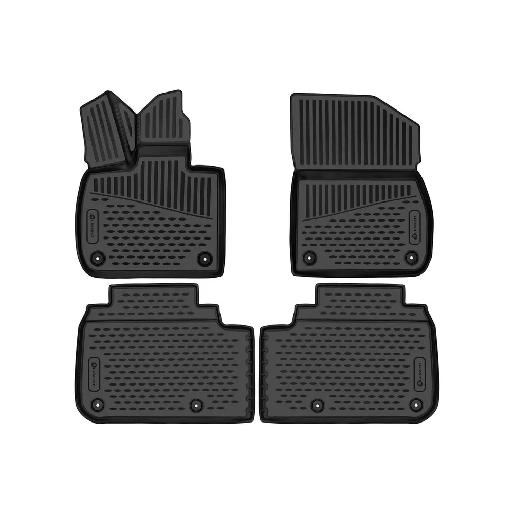 Коврики в салон Li Auto (Lixiang) L7 2024- FL, полиуретан 3D Element, Черный, Арт. ELEMENT3DA71182210K
