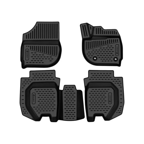 Коврики в салон Honda Fit  2020-2023, полиуретан 3D Element, Черный, правый руль Арт. ELEMENT3DAN1053210K