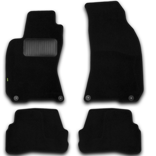 Коврики в салон Volkswagen Passat (B5) 1996-2001 Седан, ткань Klever standart, Черный, Арт. KLEVER02510901210KH