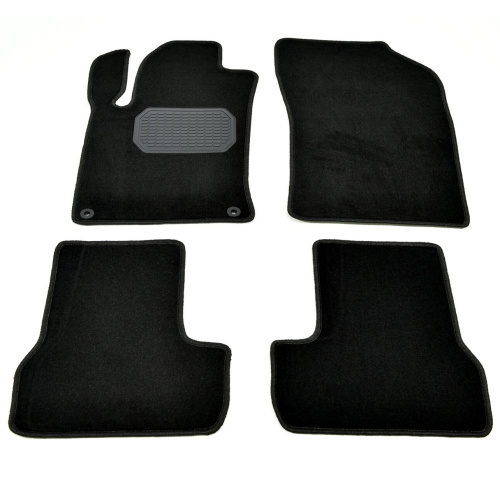 Коврики в салон Citroen DS3 2009-2014 Хэтчбэк 3 дв., текстильные Norplast, Черный, Арт. NPLVTE140565
