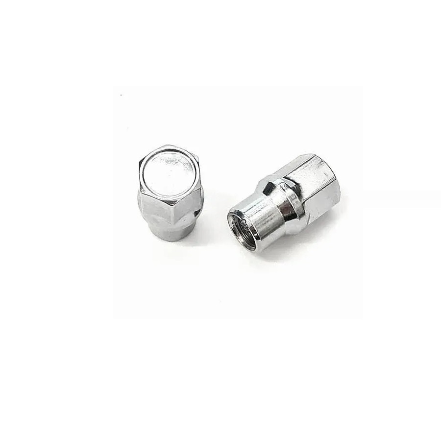Гайка колеса M12x1.25 Конус с носиком h-36мм закрытая, Хром, Ключ 19, Арт. D10012125