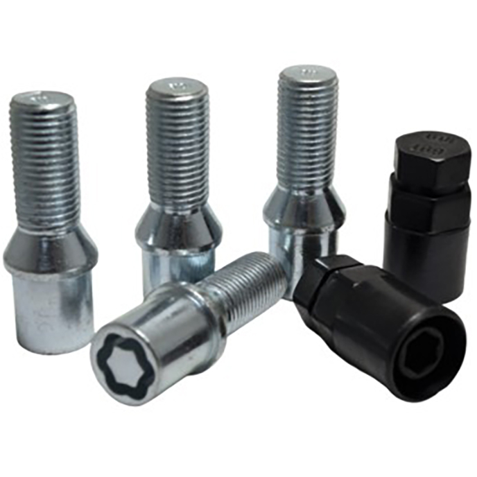 Секретные болты M14x1.5 Сфера L-27мм Хром, Ключ 17-19, Арт. 584105(STARLEKS)