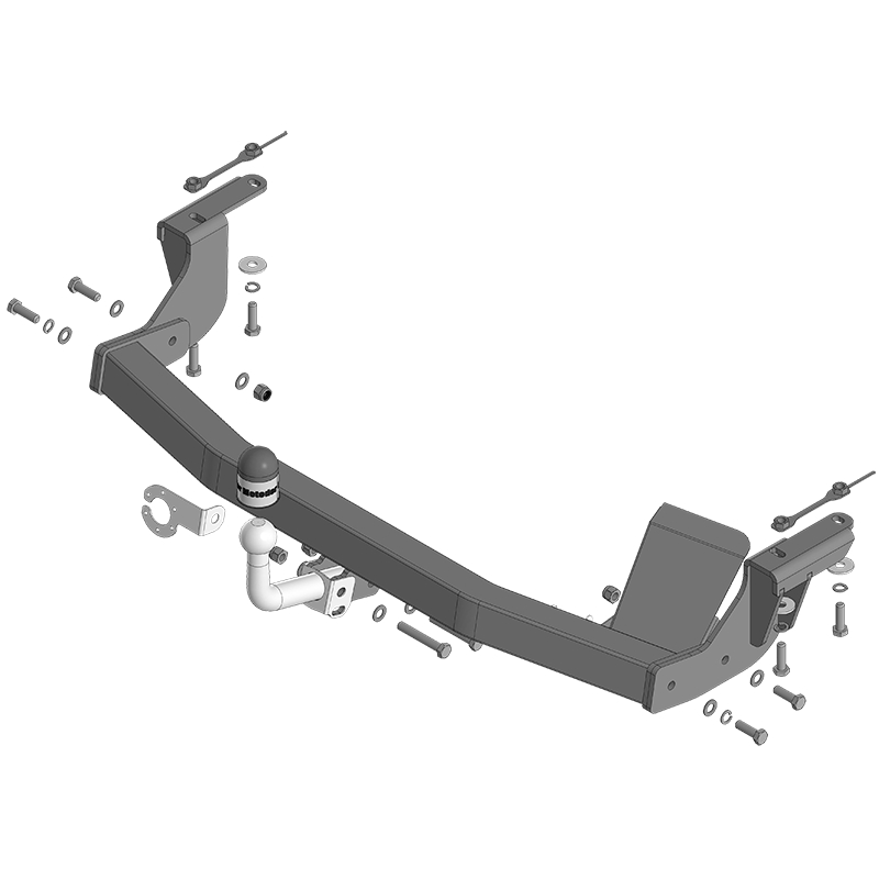 Фаркоп Changan CS95 2023- FL2 оцинкованный MOTODOR Арт. 97207A