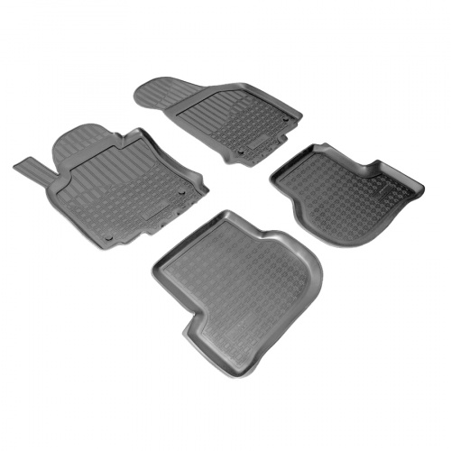 Коврики в салон Volkswagen Golf  2003-2008 Хэтчбэк 5 дв., полиуретан Norplast, Черный, Арт. NPA10-C81-390