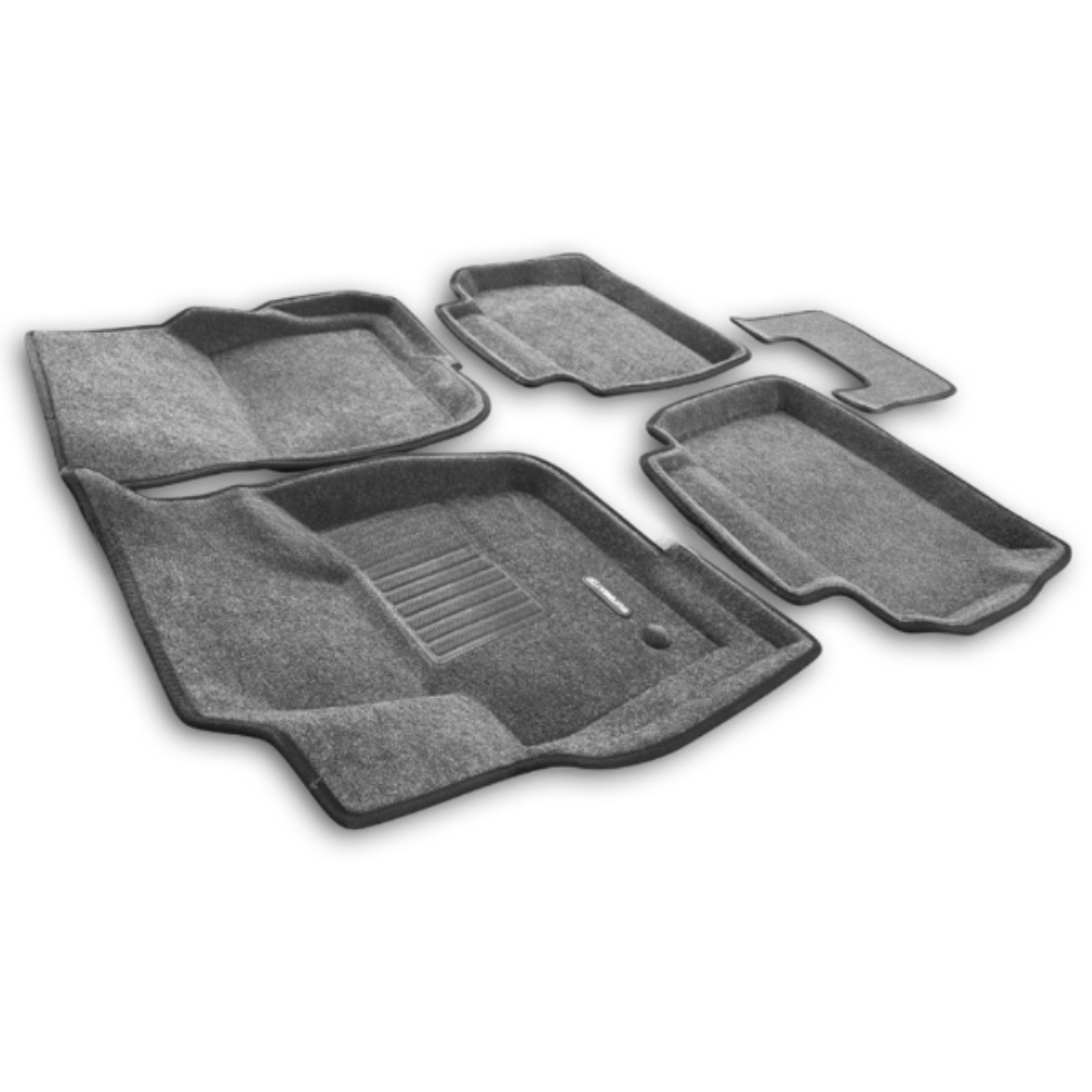 Коврики в салон Ford Mondeo  2012-2019 Седан, 3D ткань Euromat Business, Серый, Арт. EMC3D002216G