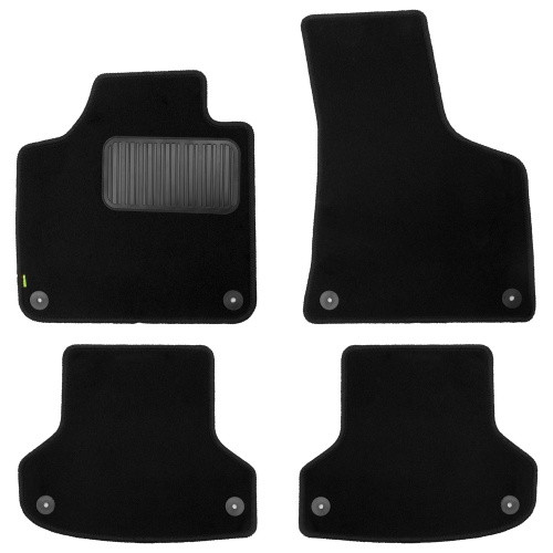 Коврики в салон Audi A3 (8P) 2008-2013 FL2 5 дв., ткань Klever standart, Черный, Арт. KLEVER020410101210KH