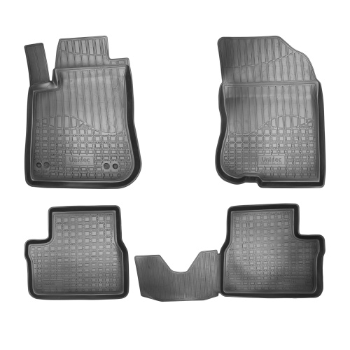 Коврики в салон Peugeot 2008 2013-2016, полиуретан Norplast, Черный, Арт. NPA11C64230
