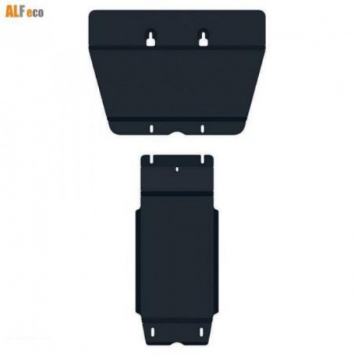 Защита картера двигателя, КПП Hyundai Equus 2010-2013 V-3,8 (2 части) Арт. ALF1029st