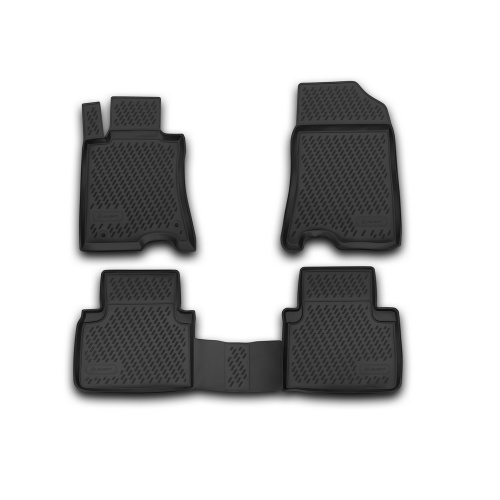 Коврики в салон Honda Crosstour 2009-2012, полиуретан Element, Черный, 2WD версия Арт. CARHND00001