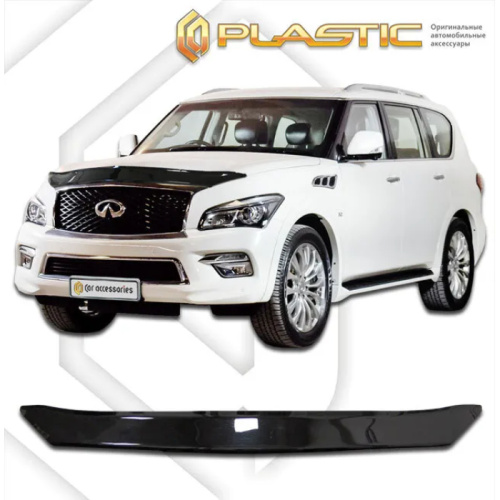 Дефлектор капота Ca-Plastic для Infiniti QX80, арт.20100101140530000000000