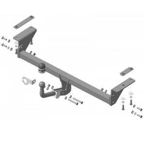 Фаркоп Nissan Qashqai (J10) 2006-2010 Оцинкованный шар, V-1.6, 2.0 MOTODOR Арт. 91413-A