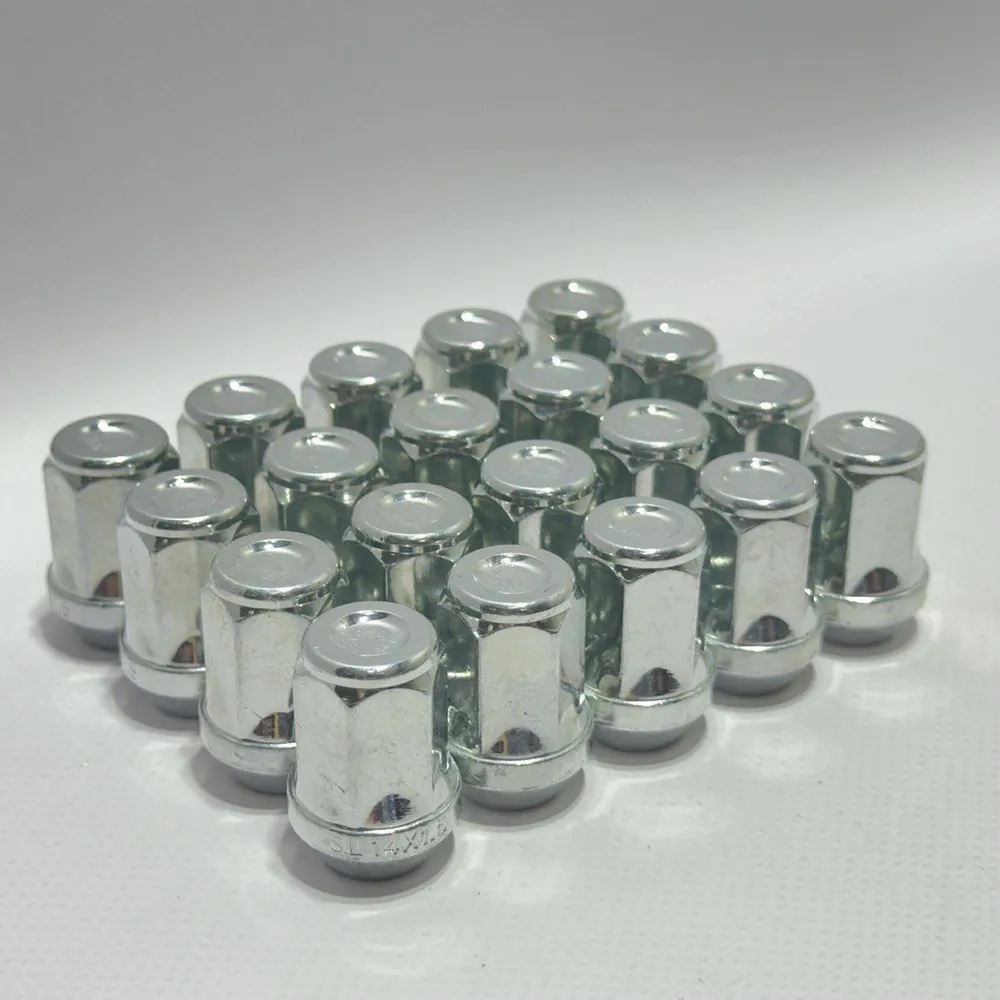 Гайка колеса M14x1.5 Конус h-35мм закрытая, Цинк, Ключ 19, Арт. 801448VZ