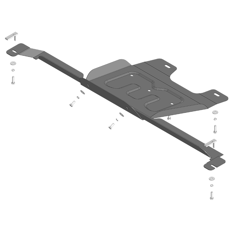 Защита РК (раздатки) Foton Tunland V9 2024- Арт. 77510