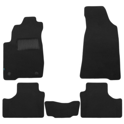 Коврики в салон LADA Niva (2123) 2020-2021 5 дв., ткань Klever premium, Черный, Арт. KLEVER03520622110KH