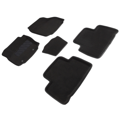 Коврики в салон Ford Galaxy  2006-2010, 3D ткань Seintex , Черный, Арт. 81950