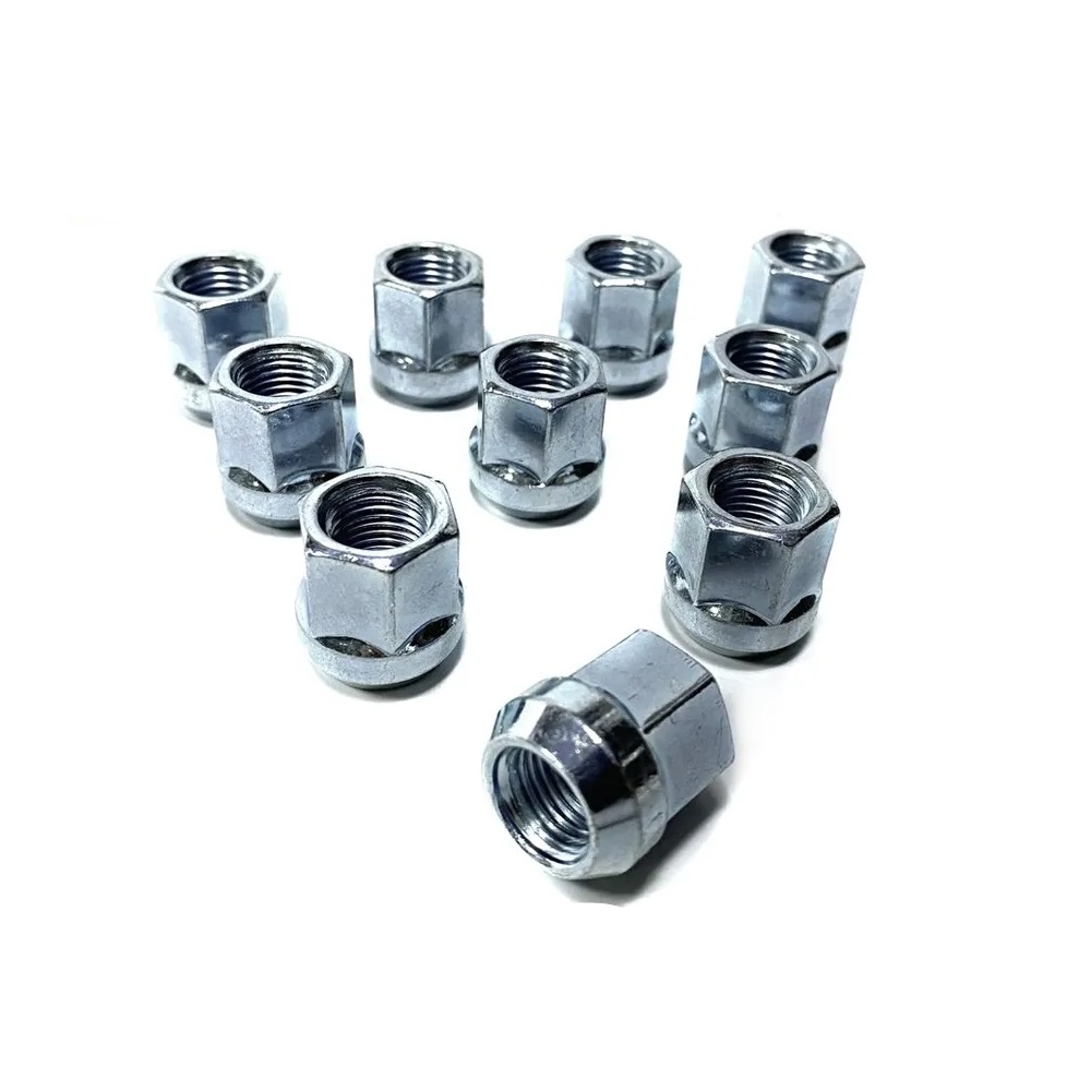 Гайка колеса M12x1.25 Конус h-21мм открытая, Хром, Ключ 17, Арт. 300044HT