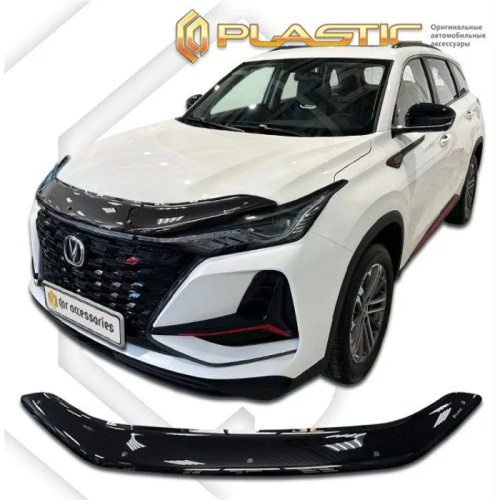 Дефлектор капота Ca-Plastic для Changan CS75 Plus, арт.20100101175590000000000