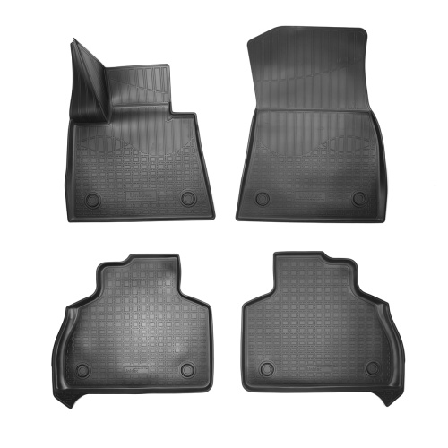 Коврики в салон BMW X7 (G07) 2019-2023, полиуретан 3D Norplast, Черный, первый и второй ряд 6-ти местной версии Арт. NPA10-C07-790