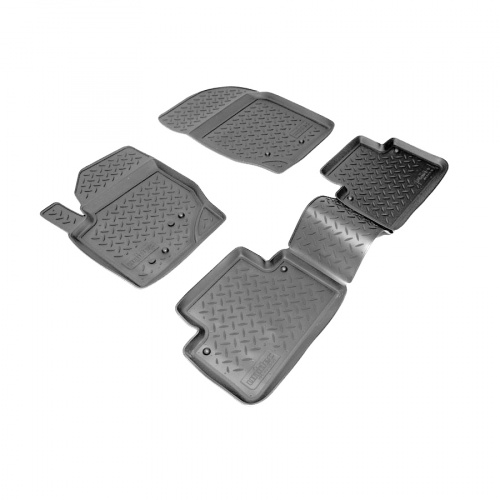 Коврики в салон Volvo XC90  2002-2006, полиуретан Norplast, Черный, Арт. NPL-Po-96-90
