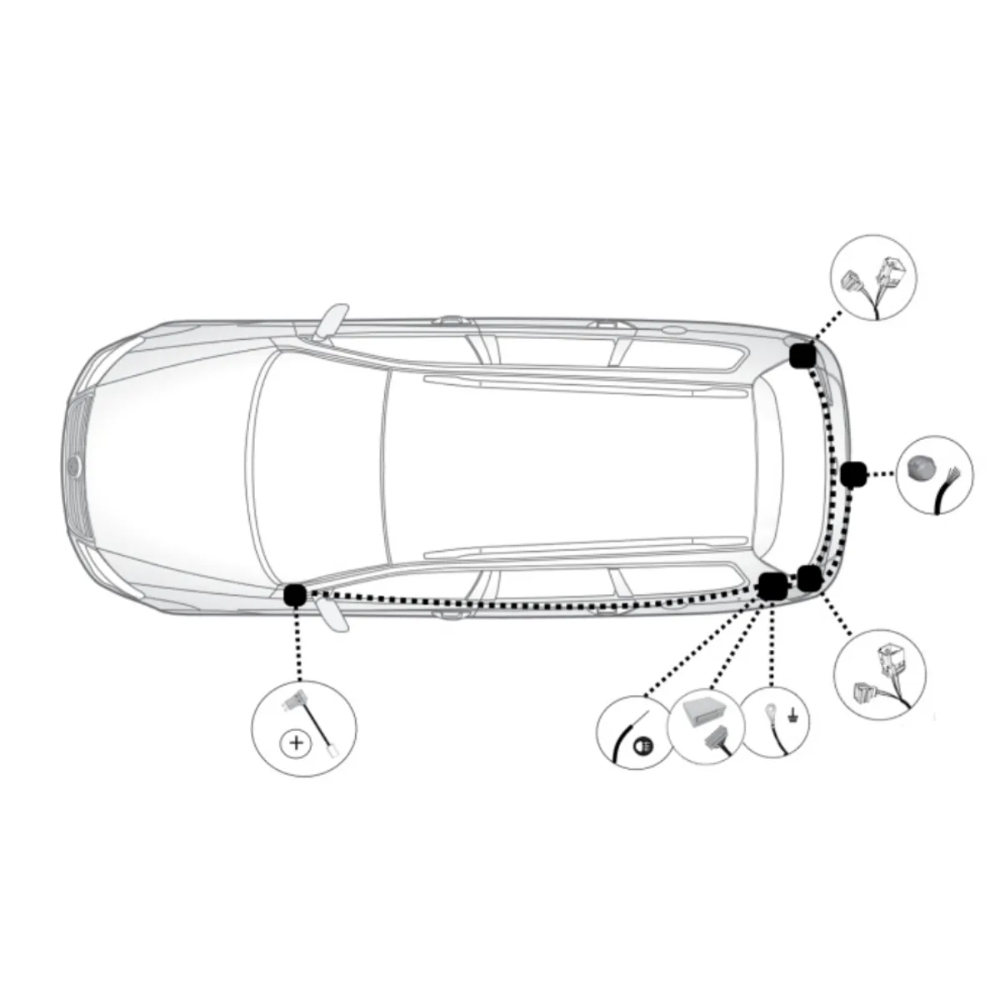 Блок согласования Haval M6 II 2021- 7 pin TowRus Арт. 0128921507