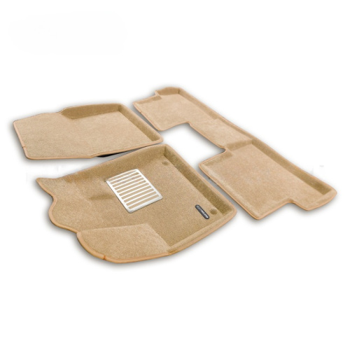 Коврики в салон Peugeot 3008  2016-2020, 3D ткань Euromat LUX, Бежевый, euro-std Арт. EM3D003907T