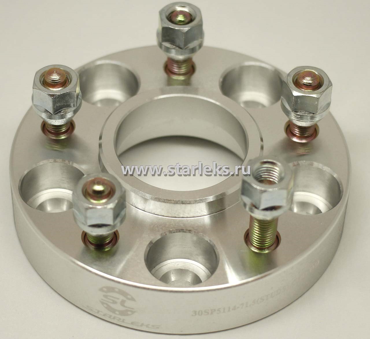 Проставка 30SP5114.3-71.5(STUD12x1.5) Step Silver STARLEKS