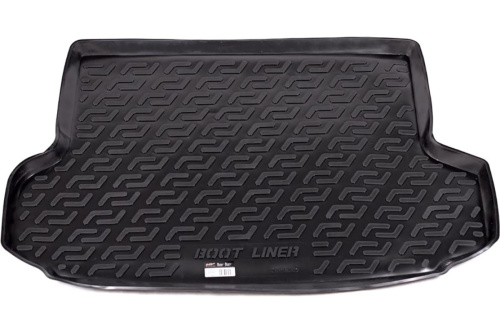 Коврик в багажник Hyundai ix35 2009-2013, пластик, L.Locker, Черный, Арт. 0104120100