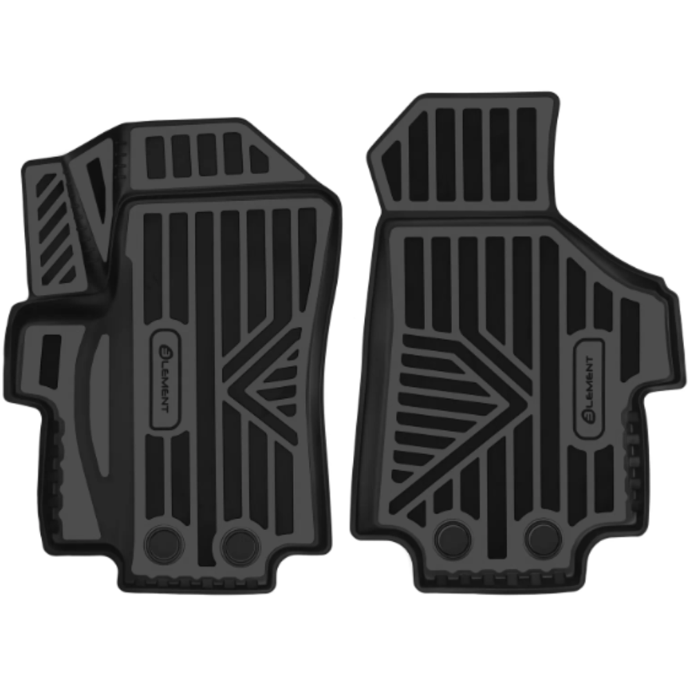 Коврики в салон Sollers SF1 (М3) 2025- фургон, полиуретан 3D Element, Черный, 1-й ряд Арт. ELEMENT3DAN1068210KF