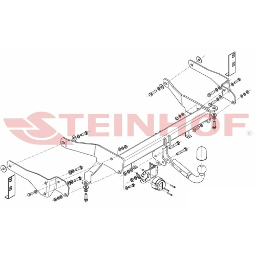 Фаркоп Chevrolet Captiva I 2013-2016 FL2 Steinhof Арт. C278