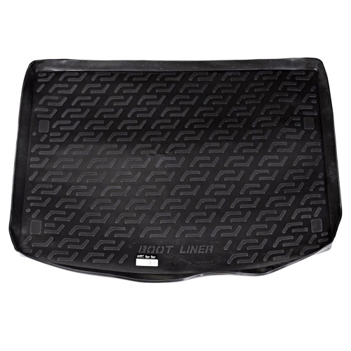 Коврик в багажник Volkswagen Touareg  2002-2007, пластик, L.Locker, Черный, Арт. 0101070100