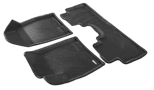 Коврики в салон Jetour Dashing 2022-, 3D EVA Euromat, Черный, Арт. EM3DEVA000020